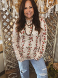 Vintage Posy Top-CURVY