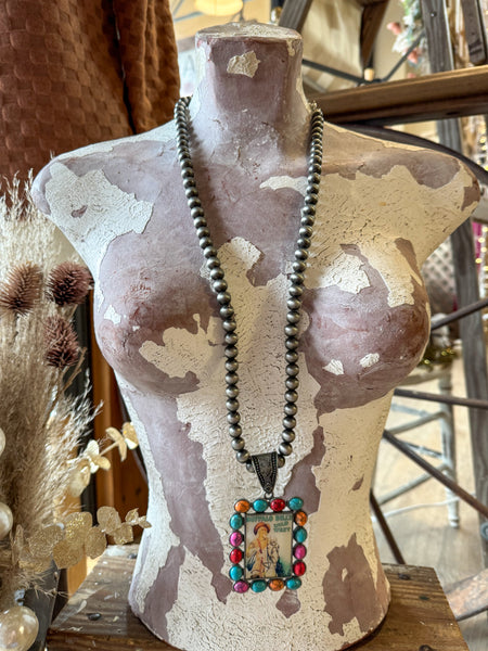 Buffalo Bill Vintage Pic Necklace