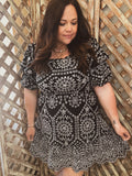 Midnight Magnolia Dress