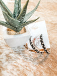 Scattered Bubble Hoop Earrings