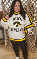 IOWA Gameday Couture Colorblock Turtleneck