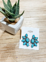 Half Flower Stud Earrings
