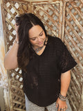 Soft Spoken Lace Tee
