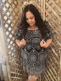 Midnight Magnolia Dress