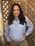 Whispering Lace Sweatshirt