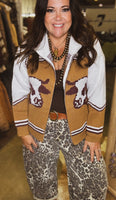 Howdy Heifer Cardigan-CURVY