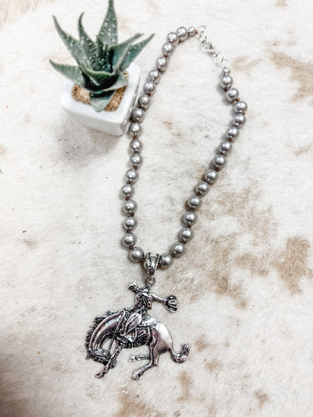 Bronc Rider Necklace