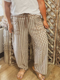 Brown Sugar Gingham Pants