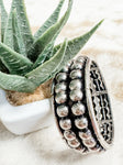 2 Row Medium Dot Bubble Bracelet