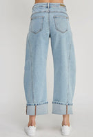 Blink Twice Barrel Wide Cuff Denim