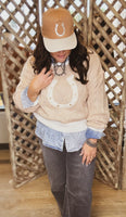 Lucky Horseshoe Sweater-CURVY
