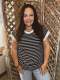 Fifth Ave Striped Tee