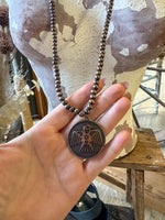 Coin Navajo Pearl Necklace