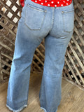 Paloma High Rise Distressed Denim