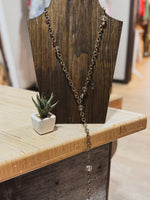 Crystal Lariat Necklaces