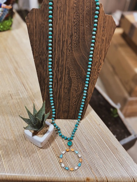 Wood Circle Necklaces