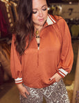 Autumn Glow Pullover Top
