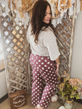 Merlot Muse Polka Dot Bottoms