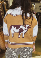 Howdy Heifer Cardigan-CURVY