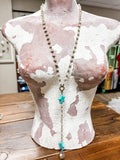 Crystal & Stone Lariat Necklaces