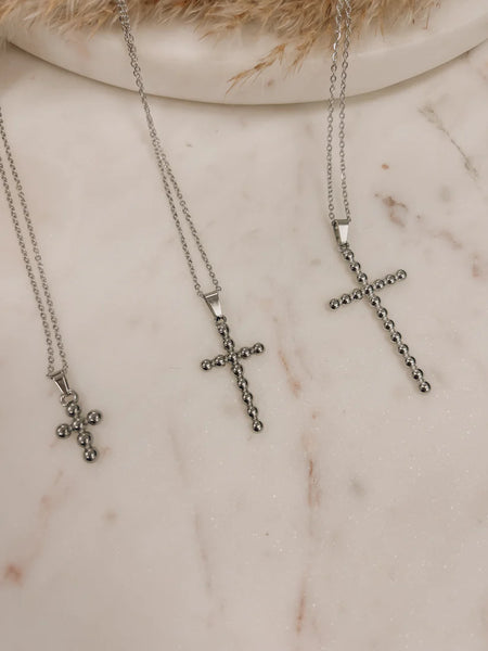 Small Vintage Cross Necklace