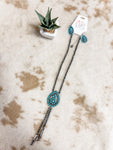 Bolo Navajo Pearl Necklace