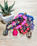 Cotton Candy Bracelet Stacks