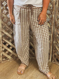 Brown Sugar Gingham Pants