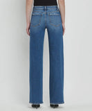 Roofer's Blue's Mid Rise Wide Denim