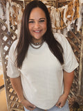 Hadley Textured Top-IVORY