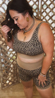 Player Biker Shorts & Bra Set