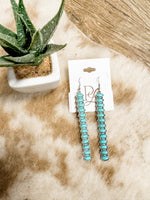Marble Long Bar Earrings
