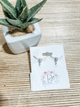 Longhorn Stud Earrings