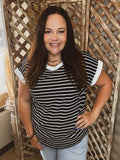 Fifth Ave Striped Tee