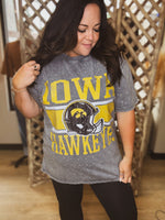 IOWA Rhinestone Gameday Couture T Shirt