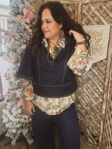Little Rock Denim Top