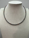 4mm Sterling Pearl choker with spiny oyster