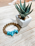 Turq & Gold Bracelet
