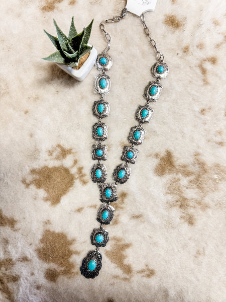 Concho Lariat Necklace