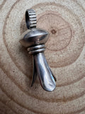 Large Sterling Silver Squash Blossom Pendant