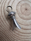 Large Sterling Silver Squash Blossom Pendant