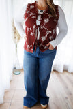 Wine & Wildflowers Vest-CURVY