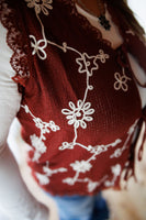 Wine & Wildflowers Vest-CURVY