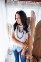 Sweet Lady Scalloped Lace Top