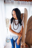 Sweet Lady Scalloped Lace Top