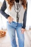 Last One To Know Open-front Knitted Vest
