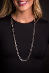 Long Gold Chain Necklace