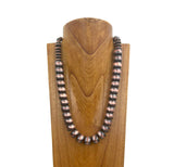 24" Chunky Navajo Pearl Necklace