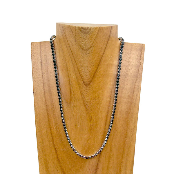 18 in Crystal Diamond Necklace