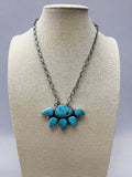 Bobby Johnson Turquoise & Sterling Silver Necklace